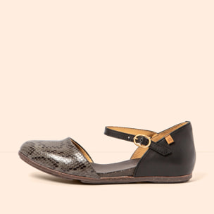 Sandalias ND54 SOFT NAPPA-SNAKE GREY/STELLA color Grey
