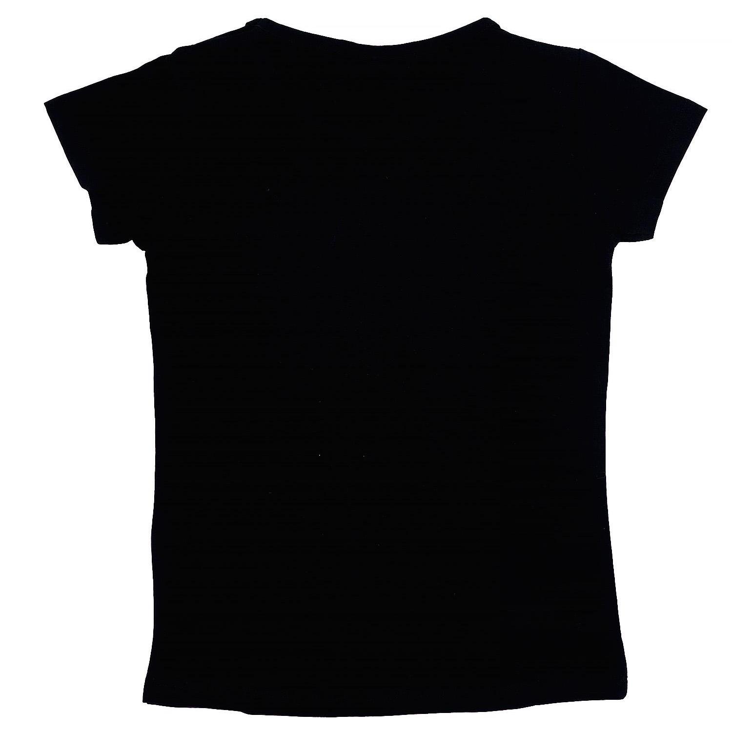 Camiseta de manga corta de niña con logo grande foil