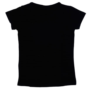 Camiseta de manga corta de niña con logo grande foil