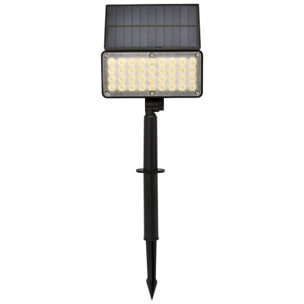 OMEGA Faretto led solare square con picchetto 5w 4000k
