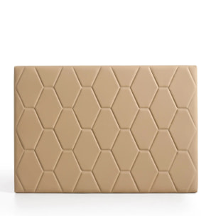 Cabecero Ágata para Cama de Polipiel Color Camel