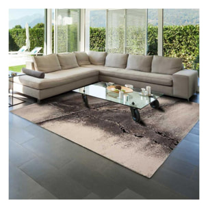 Tapis salon et chambre tissé motif abstrait HOMI