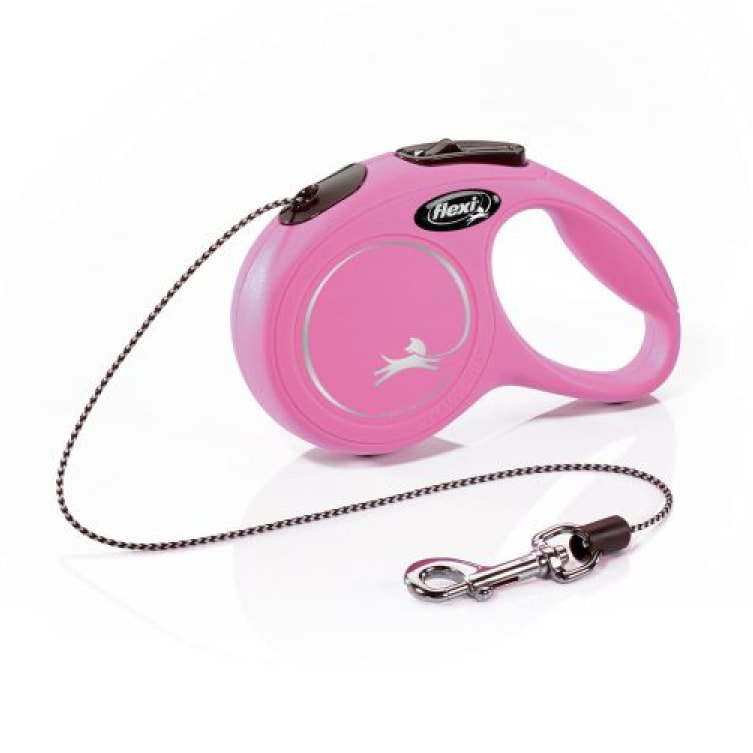 Laisse New Classic Cat XS Cord 3 m pink Flexi CL00C3-251-P-CAT-20