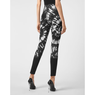 PHILIPP PLEIN Jegging de cintura alta TIE DYE