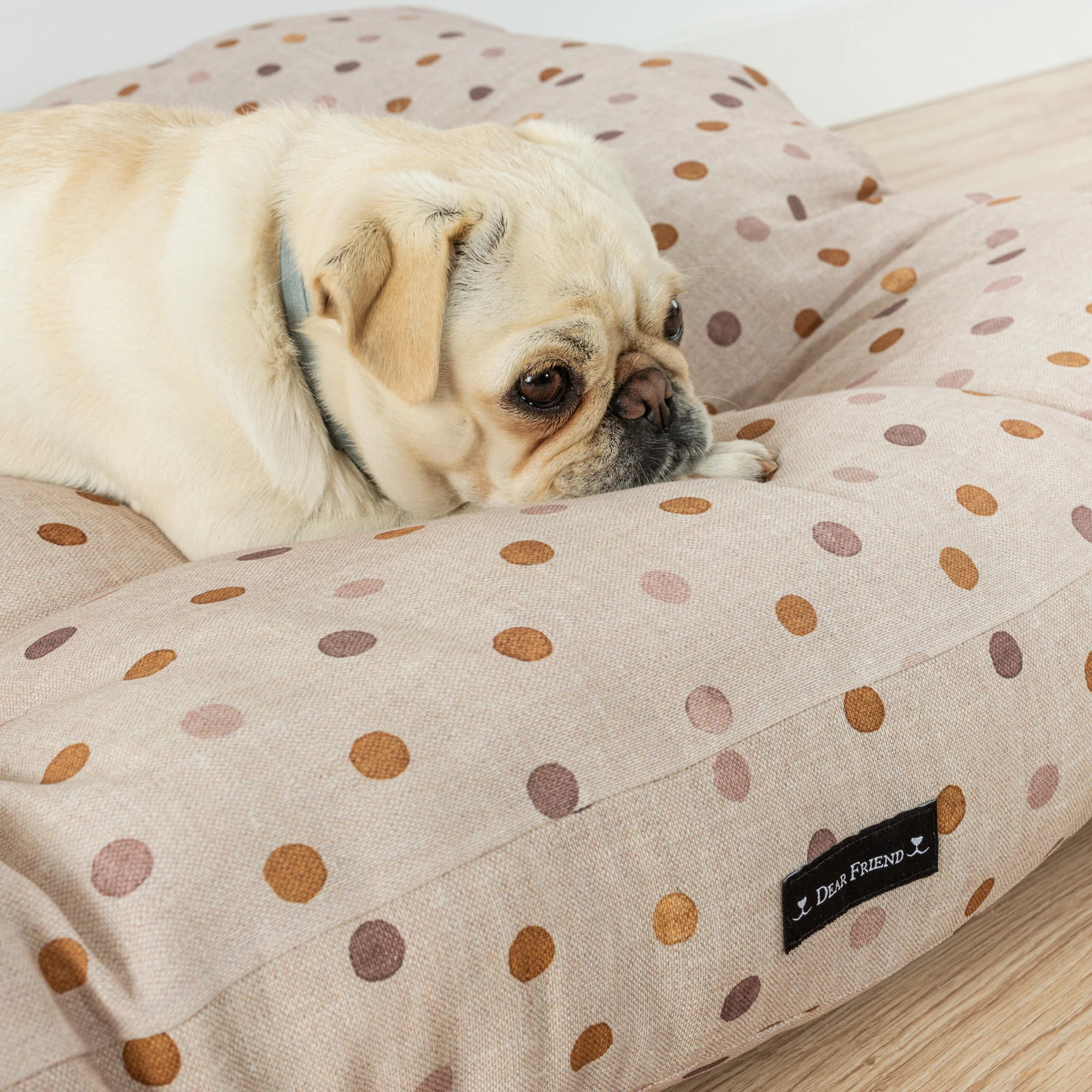 Lit épais et rembourré pour chiens et chats, 100 % coton anti-taches, pour animaux 0120-305