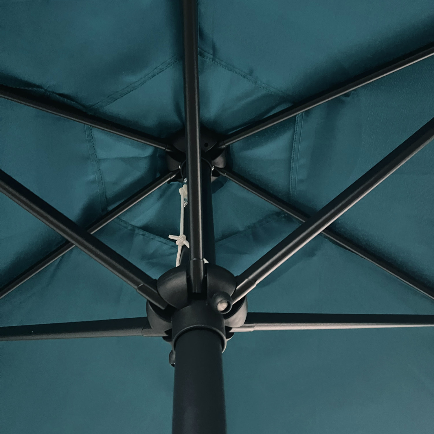 Parasol droit HAPUNA rond - Bleu
