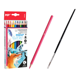 MATITE COLORATE ACQUARELLABILI 12 pz.