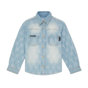 PHILIPP PLEIN Camisa vaquera Ls MONOGRAM