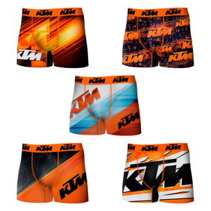 Pack 5 calzoncillos KTM Motorbike para hombre