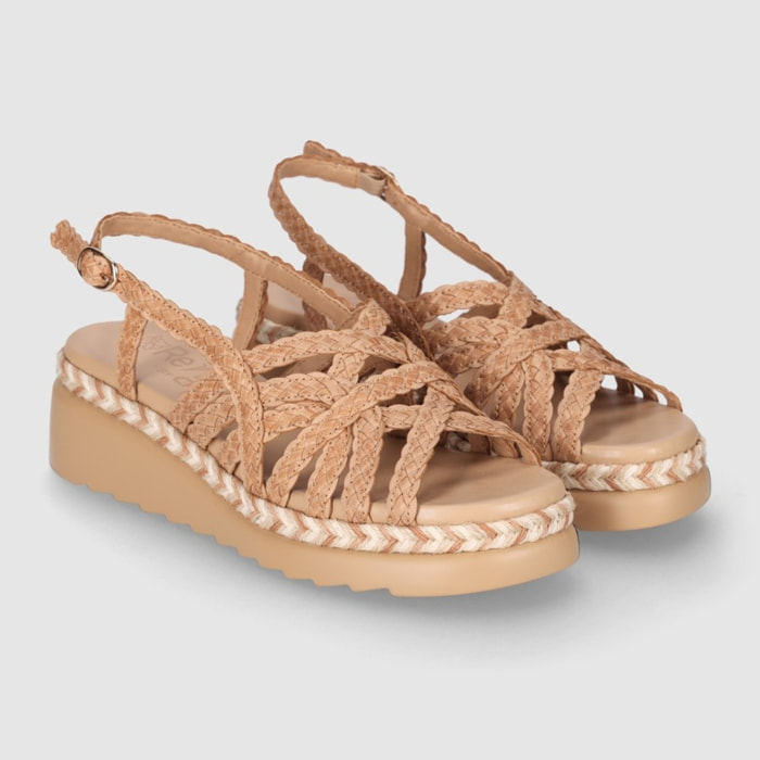 Sandalias de Piel - Cuero - Tacón: 5 cm