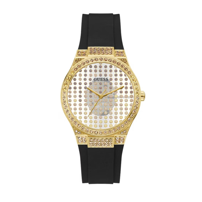 Reloj Guess GW0482L1 Mujer Analogico Cuarzo con Correa de Silicona