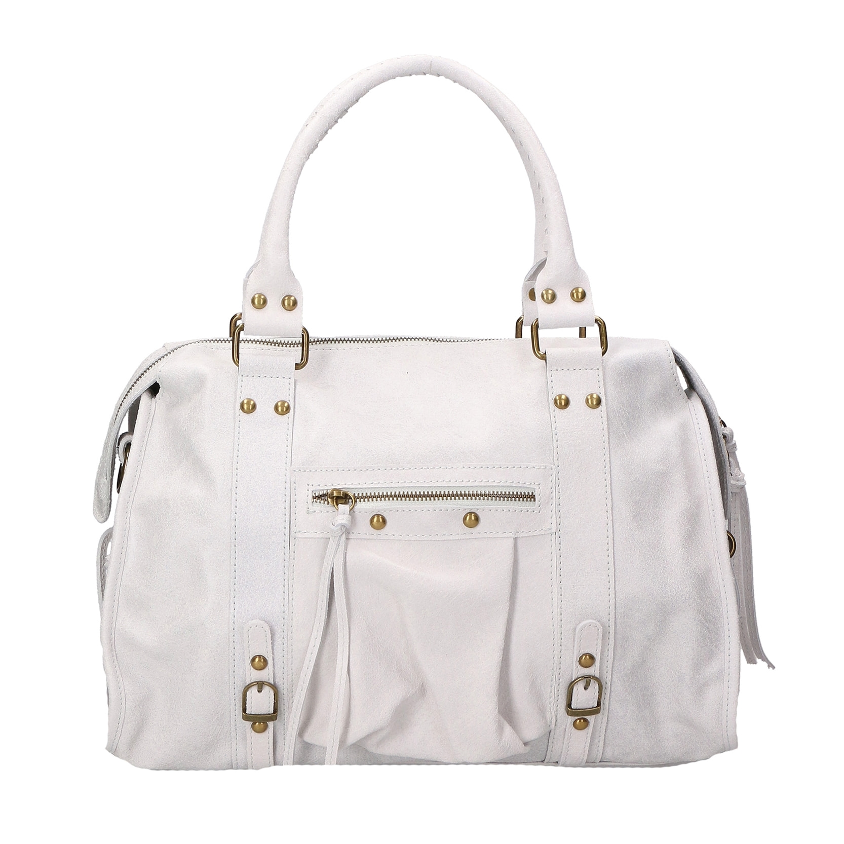 Borsa a spalla da donna - Modello Elara - Vera pelle - 41.0 x 28.0 x 13.0 cm