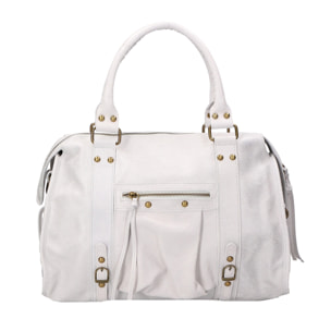 Borsa a spalla da donna - Modello Elara - Vera pelle - 41.0 x 28.0 x 13.0 cm