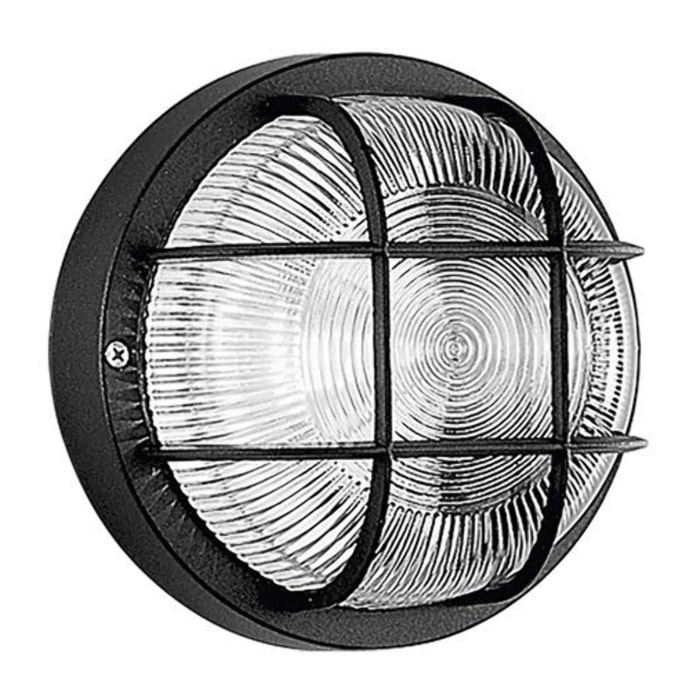 Lampada da parete e plafoniera in nylon con vetro
