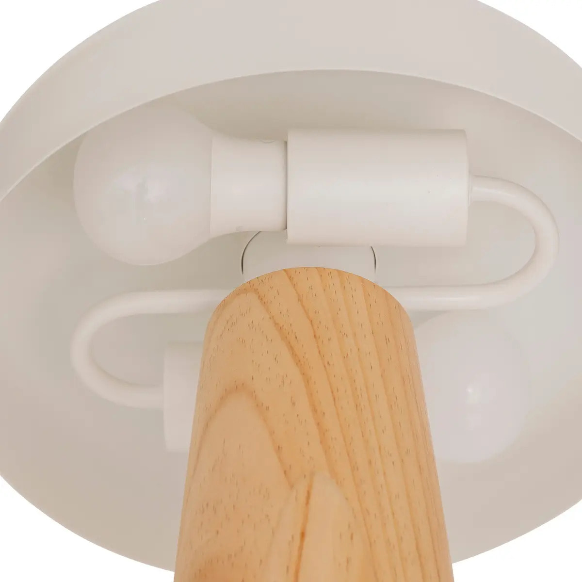Lampe champignon secteur Pola blanc H36cm