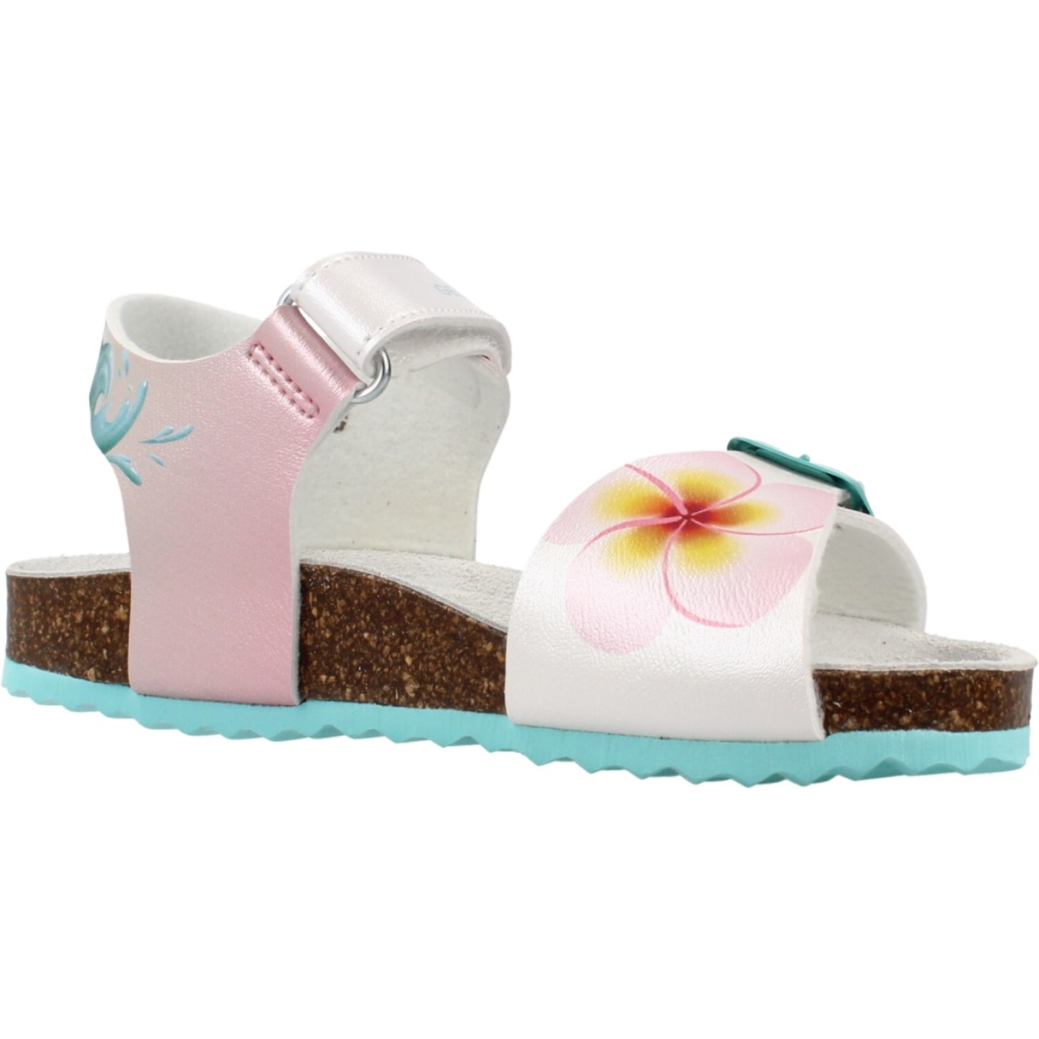 Zapatillas Niña de la marca GEOX  modelo J ADRIEL GIRL G BLANCO