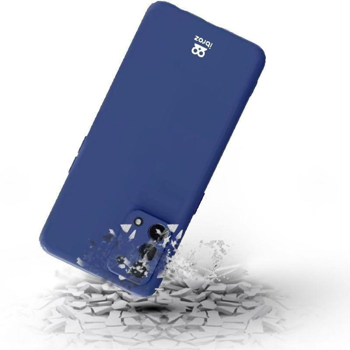 Coque IBROZ Oppo A74 5G Coque bleu + Verre trempé