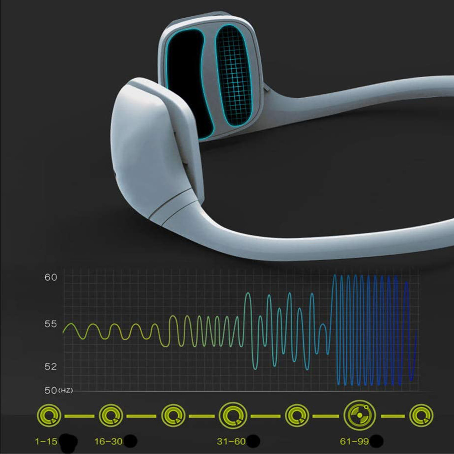 Dispositivo EMS de electroestimulación facial 105Y con mando a distancia. Efecto reafirmante, remodelador, suavizar signos edad.