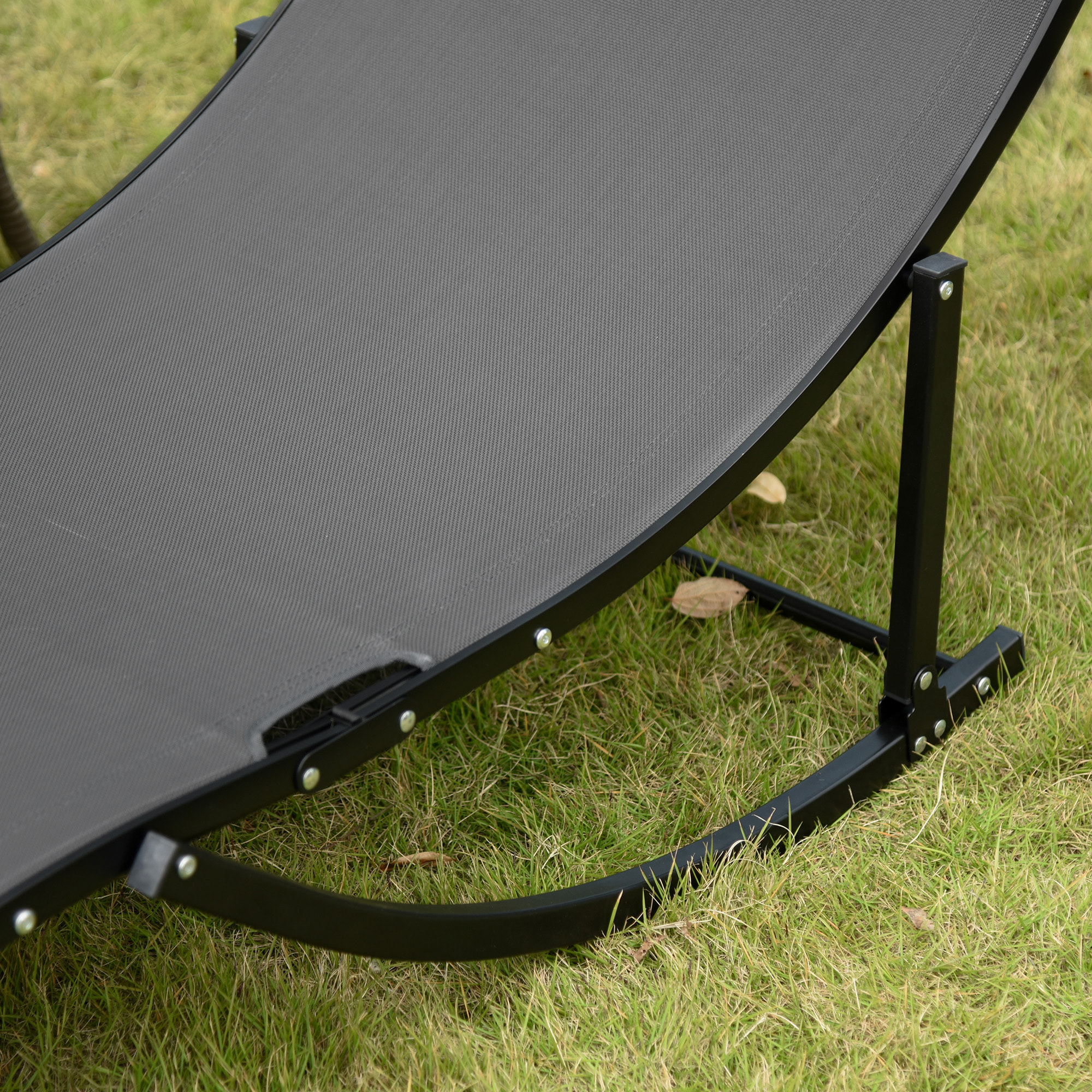 Lot de 2 transats – Légers et pliables – Faciles à ranger