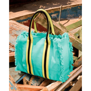 Pompea x Silvian Heach borsa in canvas