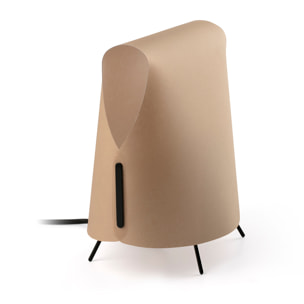 LUANG XS Lampe table noire/camel