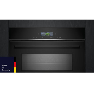 Four encastrable SIEMENS CM724G1B1 iQ700 - Compact 45cm, Combiné Micro-ondes, Nettoyage HumidClean, Wifi