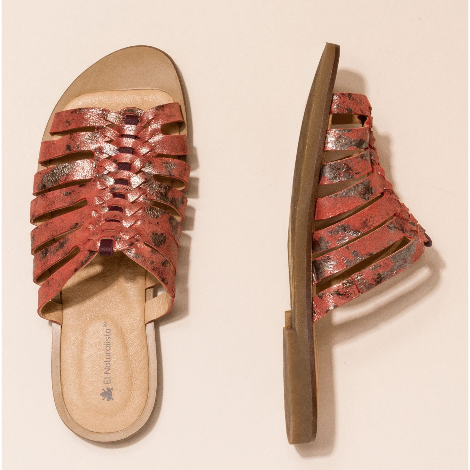 Sandalias N5189 FANTASY CINAMON / TULIP color Cinamon