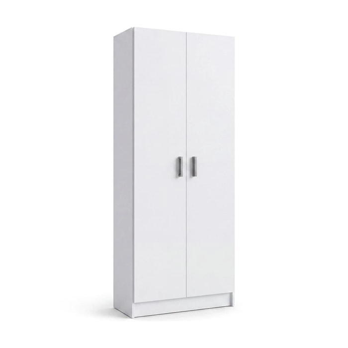 Armario de 2 puertas en blanco artik 73x180 cm Multi Useful 73 Blanco