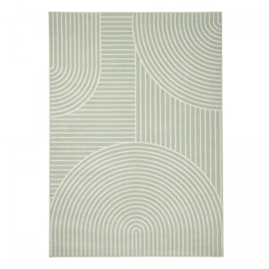 Tapis salon et chambre tissé motif géométrique SUDU