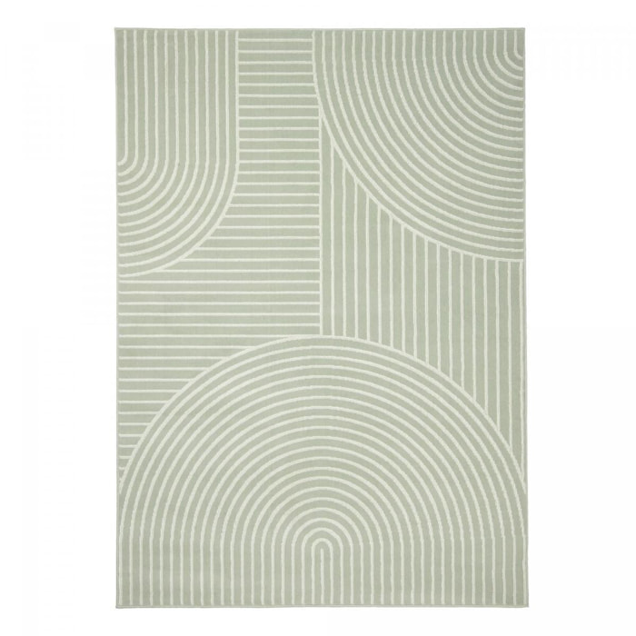 Tapis salon et chambre tissé motif géométrique SUDU
