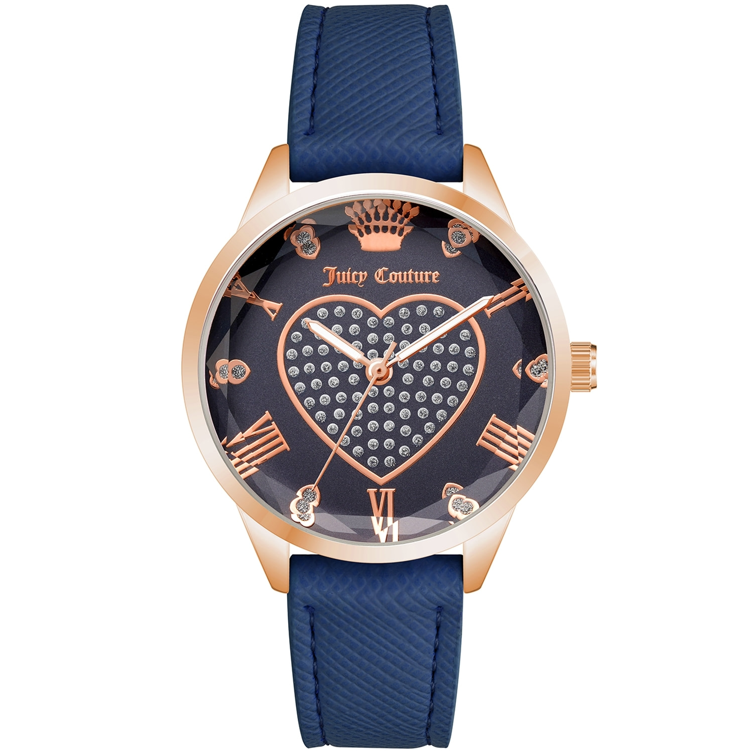 Reloj Juicy Couture JC1300RGNV Mujer Analogico Cuarzo con Correa de Polipiel