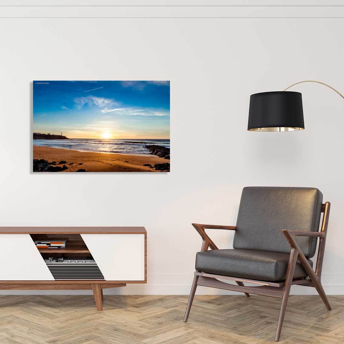 Tableau paysage ocean anglet vvf  Toile imprimée