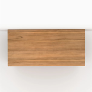 Meuble de salle de bain en bois de teck 110 cm - Pernelle