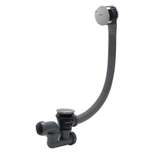 Baignoire droite 170 X 75 Brive avec vidage chromé