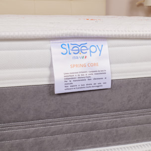 Materasso 800 Molle Insacchettate mod. SPRING CORE Matrimoniale mis. 170x200 alto 25cm - Sleepy Italy