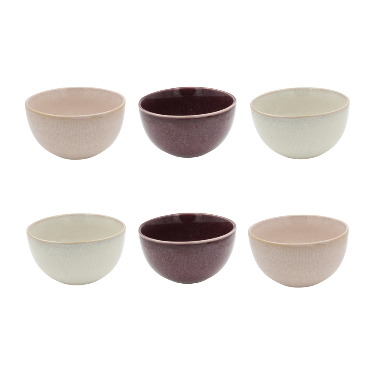 Lot de 6 bols médiums, TERRA