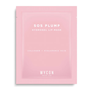 SOS PLUMP Maschera patch labbra in idrogel ideale per nutrire le labbra