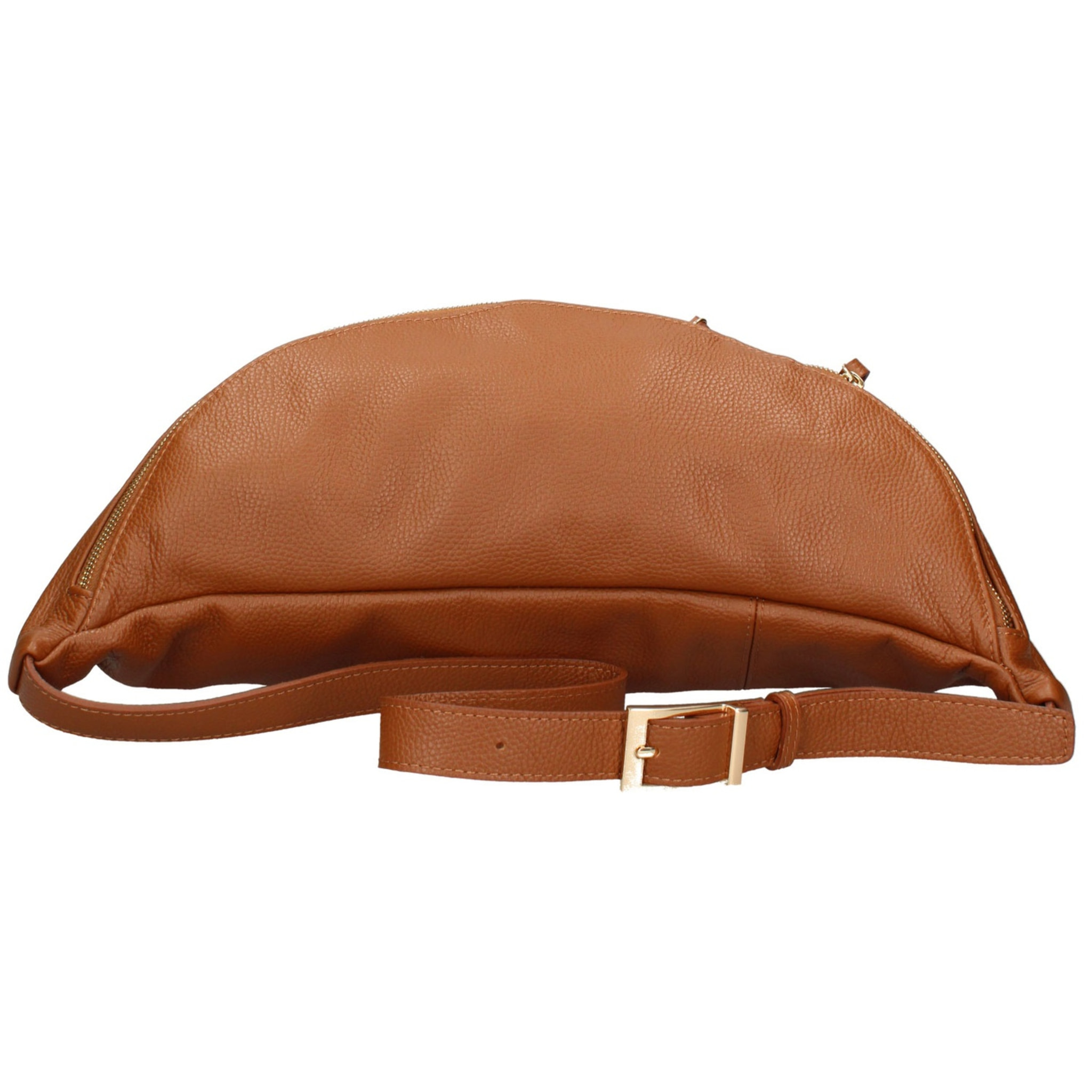 Borsa a tracolla da donna Made in Italy - Modello Caelia Plus - 100% pelle - 47.0 x 28.0 x 2.0 cm