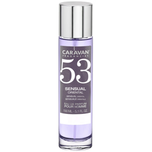Caravan fragancias set de 3 frascos perfume de hombre nº53, de 150 ml
