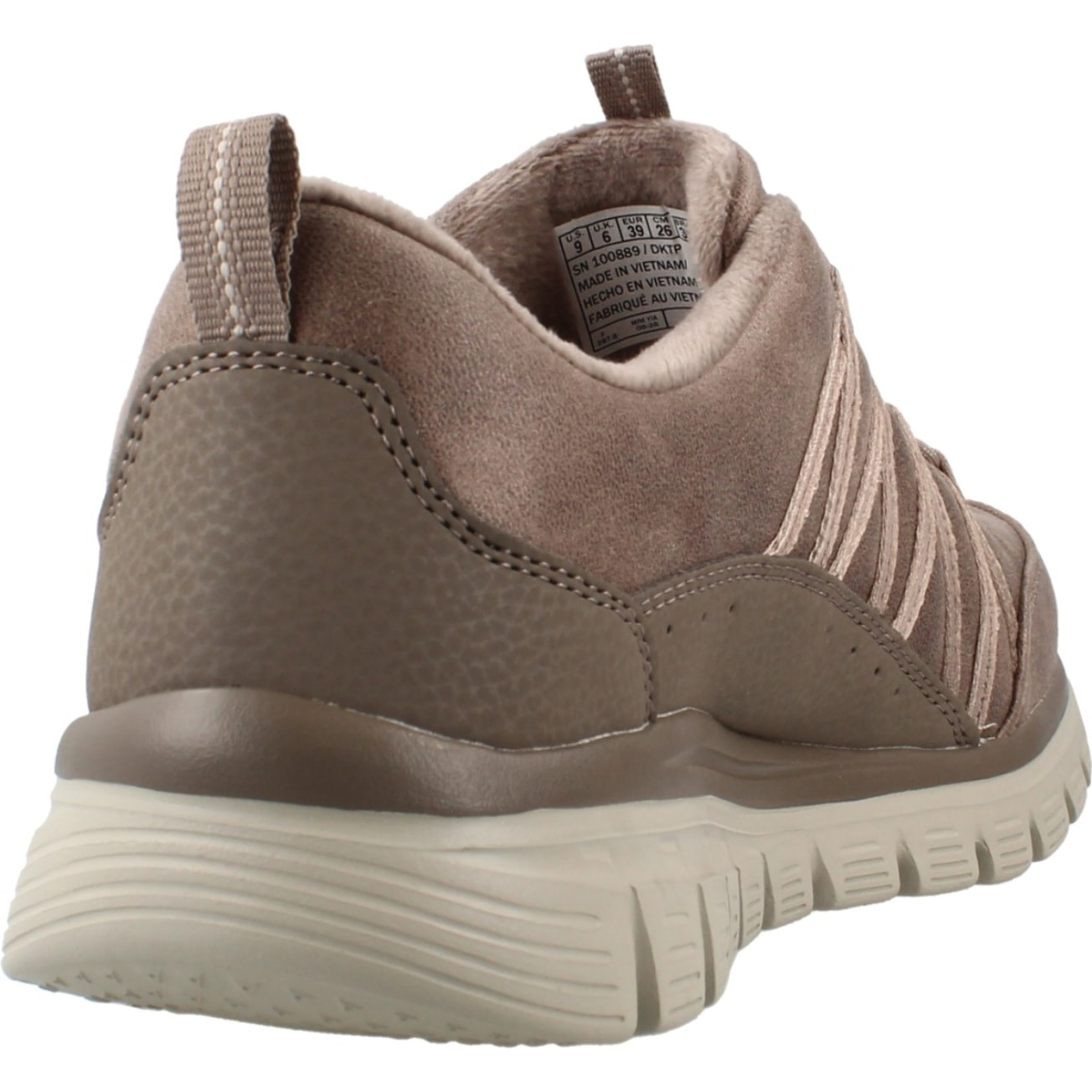 Sneakers De  Mujer 100889s Graceful Cozy Hug Gris