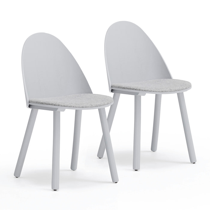 Silla Uma gris claro 2P/Caja