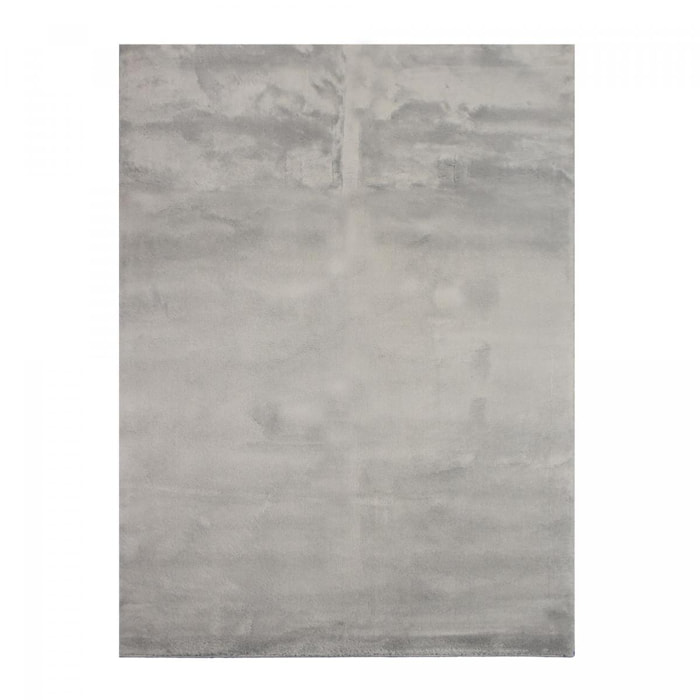 Tapis salon MITA, soft et soyeux, tapis uni à l'aspect Shaggy
