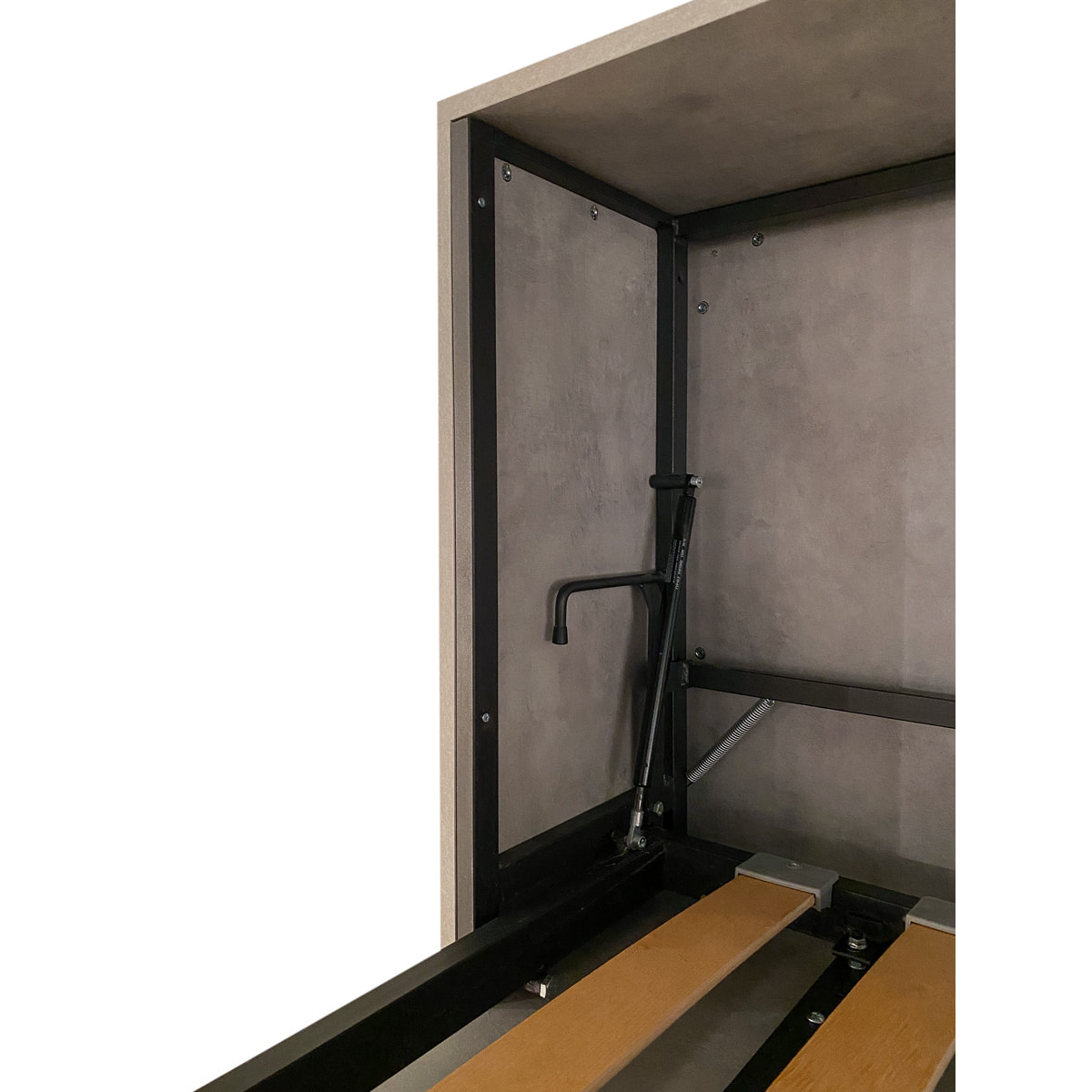 Cama abatible individual horizontal Kando Sofà Fresno Blanco -ALESSIA 20