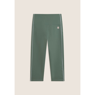 Leggings sport corsaro vita super alta e profili a contrasto
