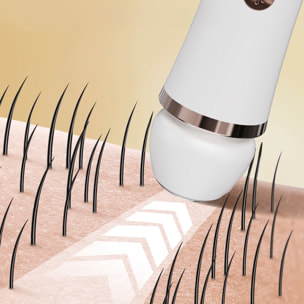 Epilatore 2 in 1 con doppia testina.