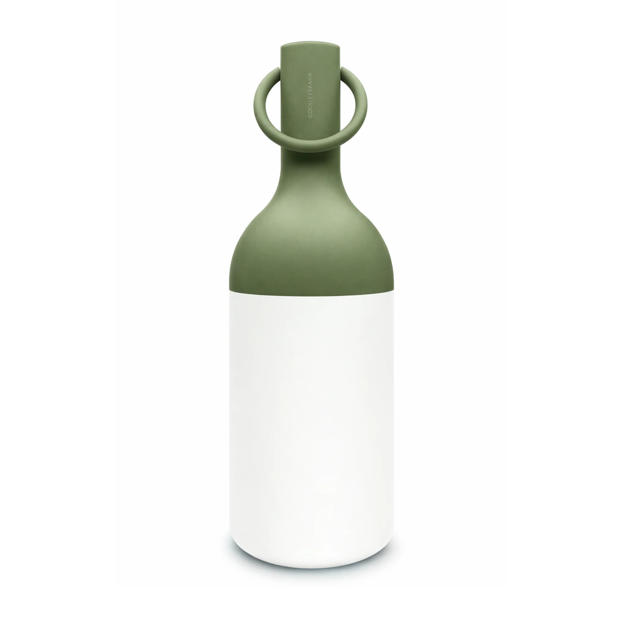 Petite lampe nomade en plastique vert olive - Elo