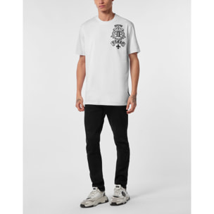 PHILIPP PLEIN Camiseta de cuello redondo y manga corta TATTOO