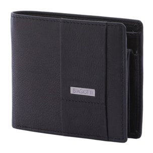 Portafoglio uomo in vera pelle - Modello False - Casual - 12.0 x 10.0 x 3.0 cm