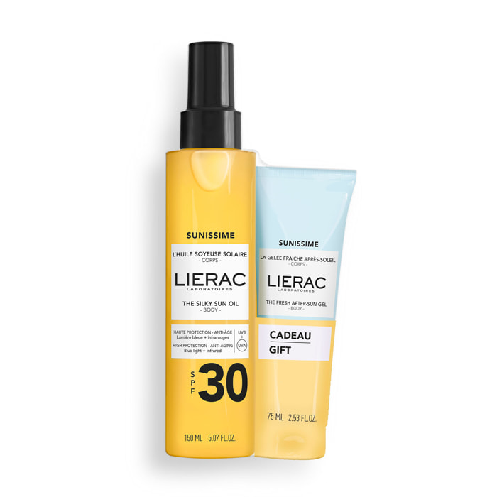 Sunissime - Coffret Huile Soyeuse Solaire SPF30 + Gelée Fraîche Après-Soleil 75ml
