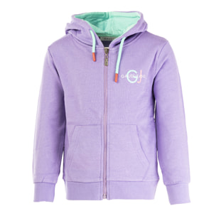 GAUDÌ felpa bambina violet